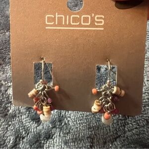 Chico's Multicolor Beaded Earrings